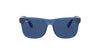 Ray-Ban Junior Justin RJ9069S Transparent Blue/Dark Blue #colour_transparent-blue-dark-blue