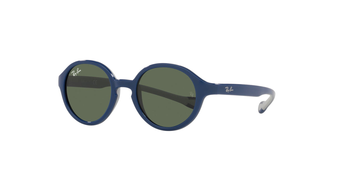 Ray-Ban Kids RJ9075S Blue On Grey/Dark Green #colour_blue-on-grey-dark-green