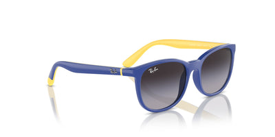 Ray-Ban Junior RJ9079S Light Blue On Yellow/Violet #colour_light-blue-on-yellow-violet