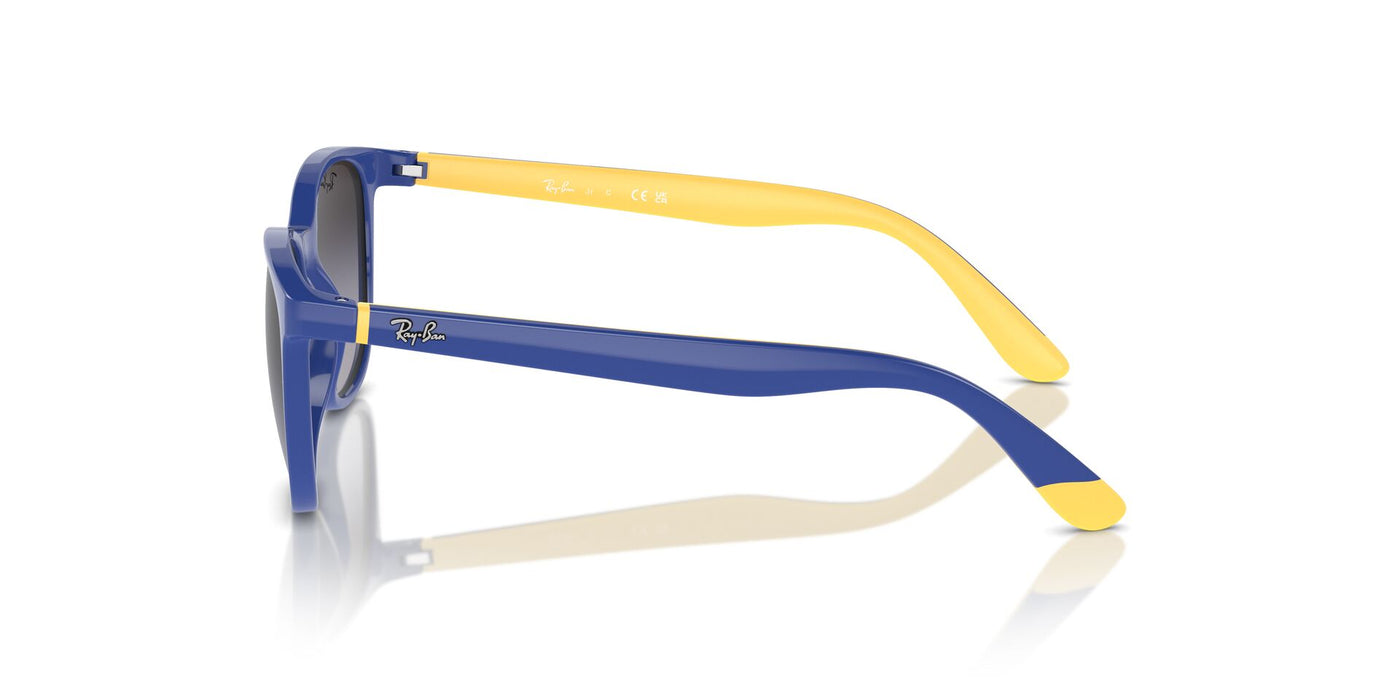 Ray-Ban Junior RJ9079S Light Blue On Yellow/Violet #colour_light-blue-on-yellow-violet