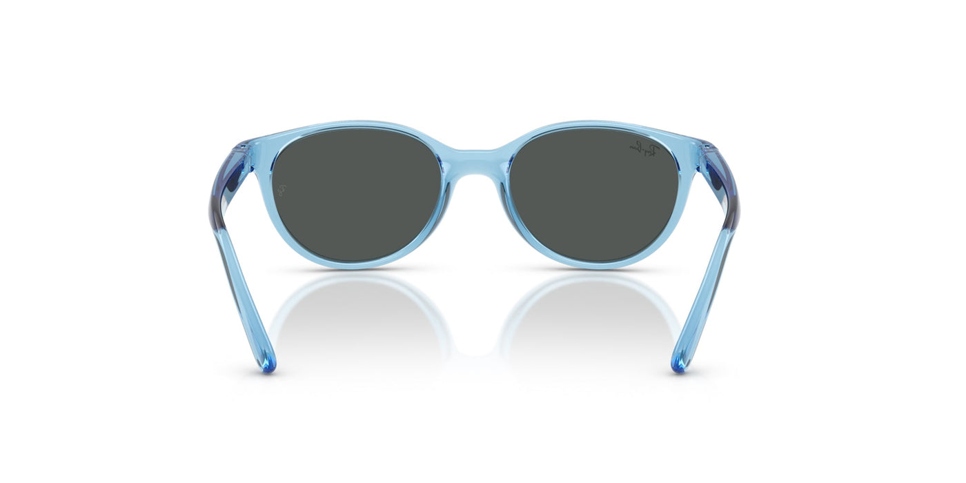 Ray-Ban Kids 0RJ9080S Transparent Blue/Dark Grey #colour_transparent-blue-dark-grey