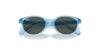 Ray-Ban Kids 0RJ9080S Transparent Blue/Dark Grey #colour_transparent-blue-dark-grey