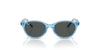 Ray-Ban Kids 0RJ9080S Transparent Blue/Dark Grey #colour_transparent-blue-dark-grey