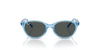 Ray-Ban Kids 0RJ9080S Transparent Blue/Dark Grey #colour_transparent-blue-dark-grey