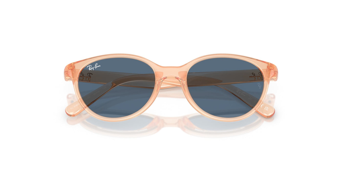 Ray-Ban Kids 0RJ9080S Transparent Orange/Dark Blue #colour_transparent-orange-dark-blue