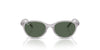 Ray-Ban Kids 0RJ9080S Transparent Grey/Dark Green #colour_transparent-grey-dark-green