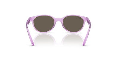 Ray-Ban Kids 0RJ9080S Transparent Violet/Brown #colour_transparent-violet-brown