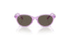 Ray-Ban Kids 0RJ9080S Transparent Violet/Brown #colour_transparent-violet-brown