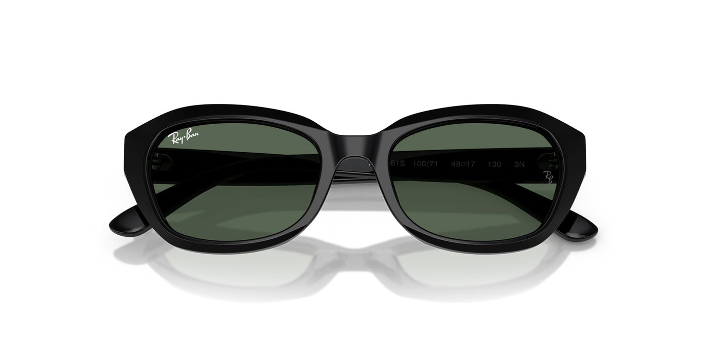 Ray-Ban Kids 0RJ9081S Black/Dark Green #colour_black-dark-green