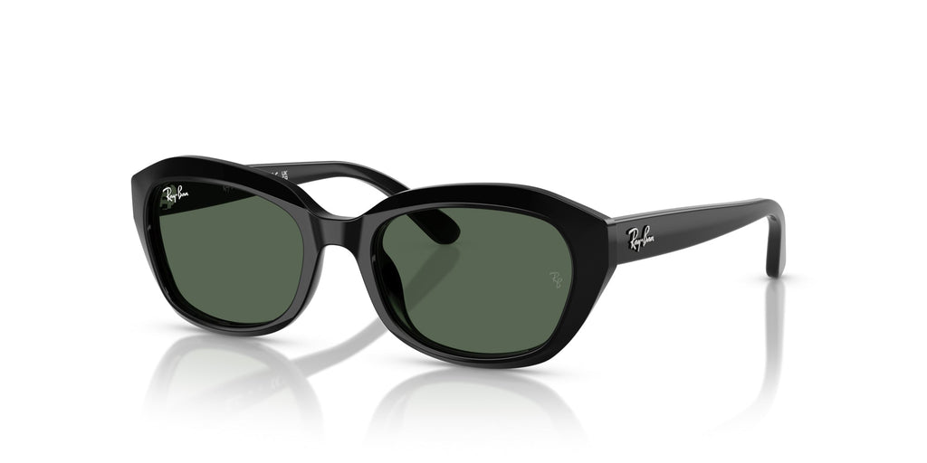 Ray-Ban Kids 0RJ9081S Black/Dark Green #colour_black-dark-green