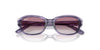 Ray-Ban Kids 0RJ9081S Striped Violet On Transparent Violet/Grey Violet Gradient #colour_striped-violet-on-transparent-violet-grey-violet-gradient