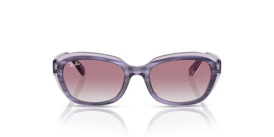 Ray-Ban Kids 0RJ9081S Striped Violet On Transparent Violet/Grey Violet Gradient #colour_striped-violet-on-transparent-violet-grey-violet-gradient