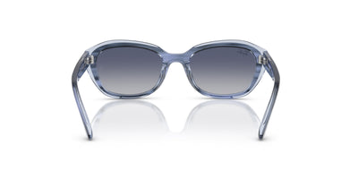 Ray-Ban Kids 0RJ9081S Striped Blue On Transparent Blue/Grey Blue Gradient #colour_striped-blue-on-transparent-blue-grey-blue-gradient