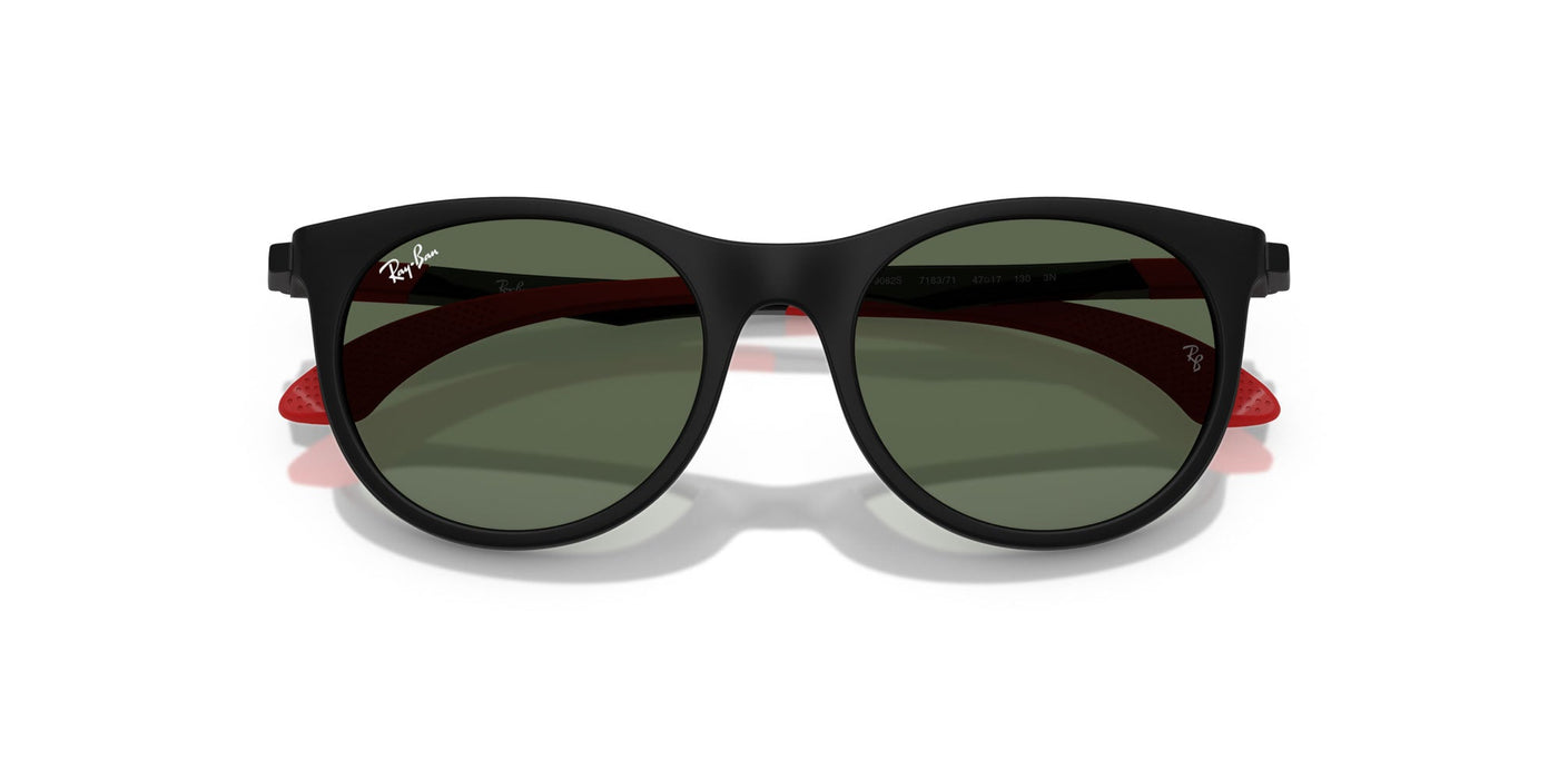 Ray-Ban Kids RJ9082S Matte Black/Dark Green #colour_matte-black-dark-green