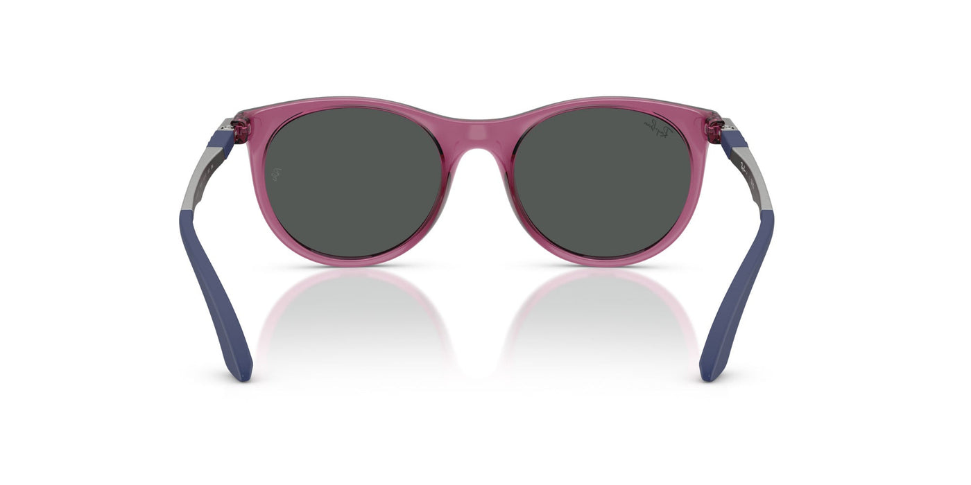 Ray-Ban Kids RJ9082S Transparent Violet/Dark Grey #colour_transparent-violet-dark-grey
