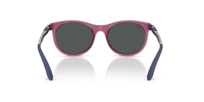 Ray-Ban Kids RJ9082S Transparent Violet/Dark Grey #colour_transparent-violet-dark-grey
