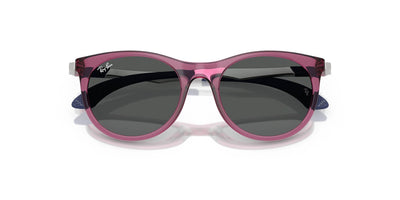 Ray-Ban Kids RJ9082S Transparent Violet/Dark Grey #colour_transparent-violet-dark-grey