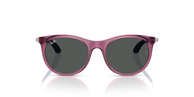 Ray-Ban Kids RJ9082S Transparent Violet/Dark Grey #colour_transparent-violet-dark-grey