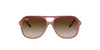 Ray-Ban Junior Bill RJ9096S Top Red-Orange-Light Purple/Brown #colour_top-red-orange-light-purple-brown
