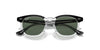 Ray-Ban Junior RJ9098S Black On Transparent/Dark Green #colour_black-on-transparent-dark-green
