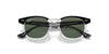 Ray-Ban Junior RJ9098S Black On Transparent/Dark Green #colour_black-on-transparent-dark-green