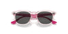 Ray-Ban Junior RJ9098S Transparent Pink/Dark Grey #colour_transparent-pink-dark-grey