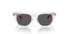 Ray-Ban Junior RJ9098S Transparent Pink/Dark Grey #colour_transparent-pink-dark-grey