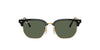 Ray-Ban Junior New Clubmaster RJ9116S Black On Gold/Dark Green #colour_black-on-gold-dark-green