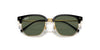 Ray-Ban Junior New Clubmaster RJ9116S Black On Gold/Dark Green #colour_black-on-gold-dark-green