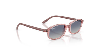 Ray-Ban Junior RJ9132S Transparent Pink/Grey Blue Gradient #colour_transparent-pink-grey-blue-gradient