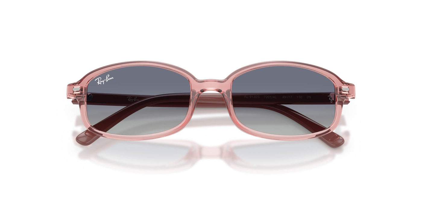 Ray-Ban Junior RJ9132S Transparent Pink/Grey Blue Gradient #colour_transparent-pink-grey-blue-gradient