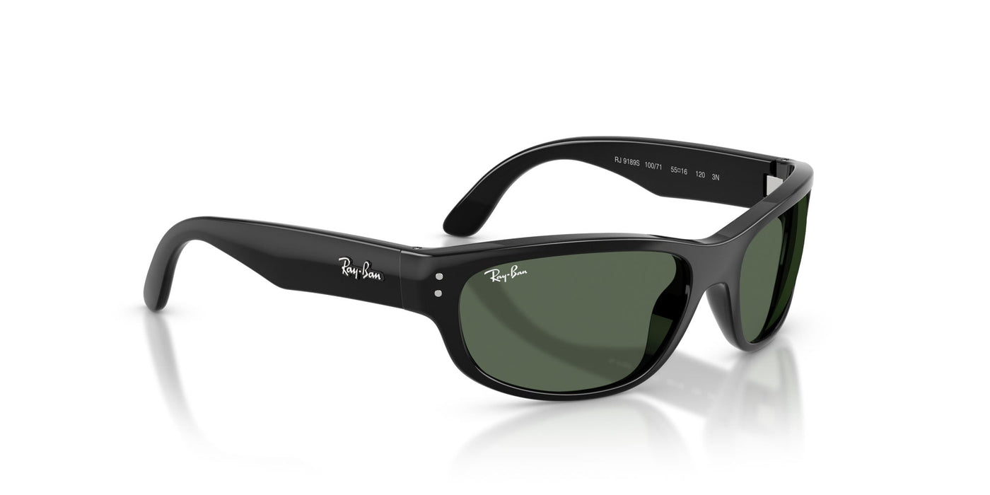 Ray-Ban Junior RJ9189S Black/Dark Green #colour_black-dark-green
