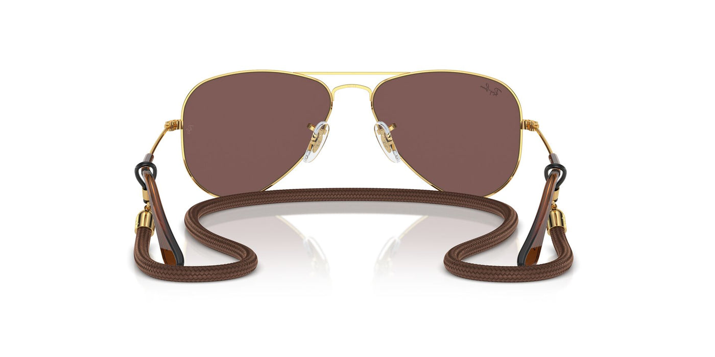 Ray-Ban Junior RJ9506S Gold/Brown Silver Mirror #colour_gold-brown-silver-mirror