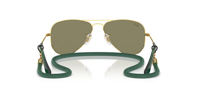 Ray-Ban Junior RJ9506S Gold/Green Mirror #colour_gold-green-mirror