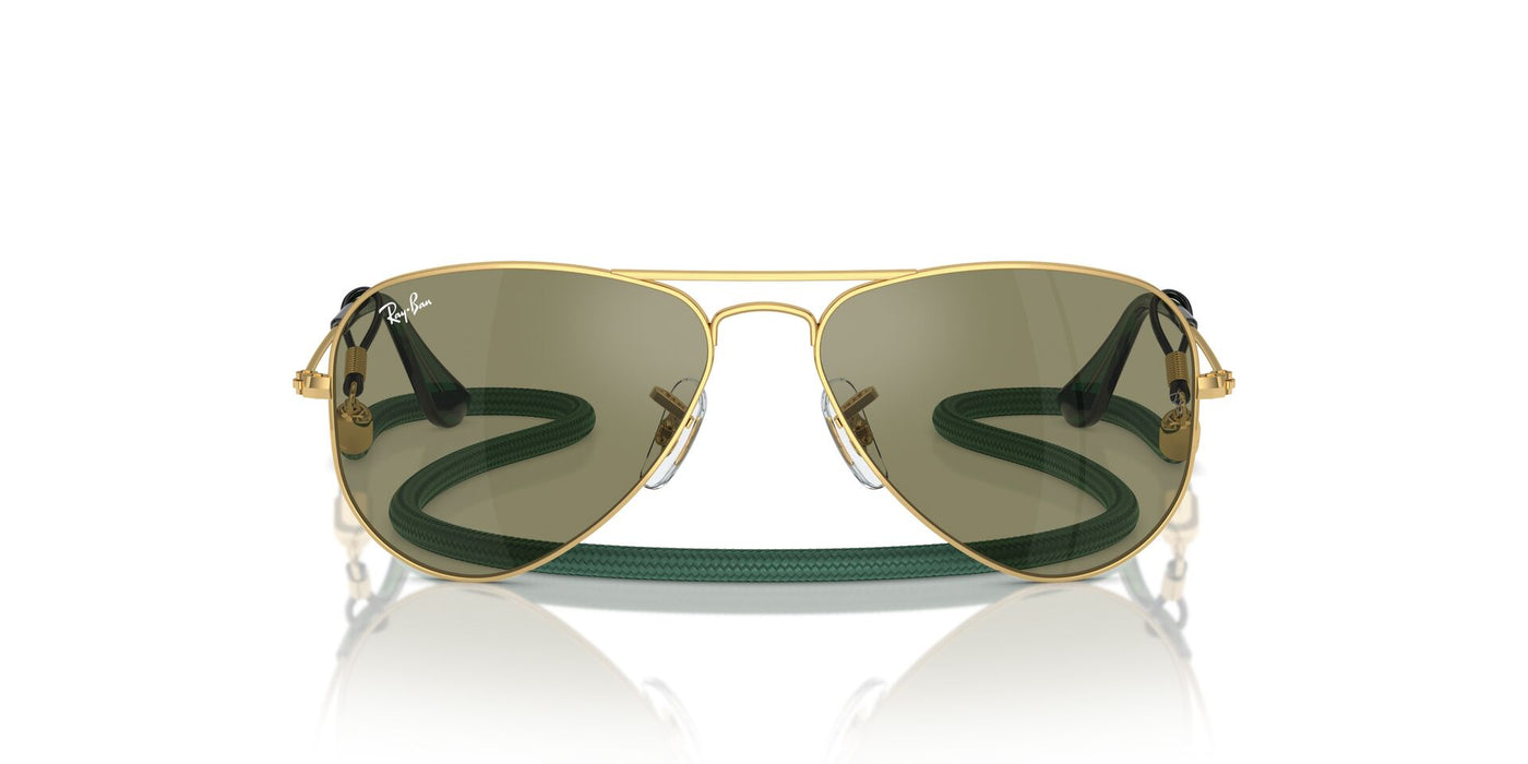 Ray-Ban Junior RJ9506S Gold/Green Mirror #colour_gold-green-mirror