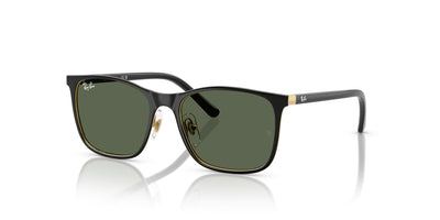 Ray-Ban Kids 0RJ9551S Black On Arista/Dark Green #colour_black-on-arista-dark-green