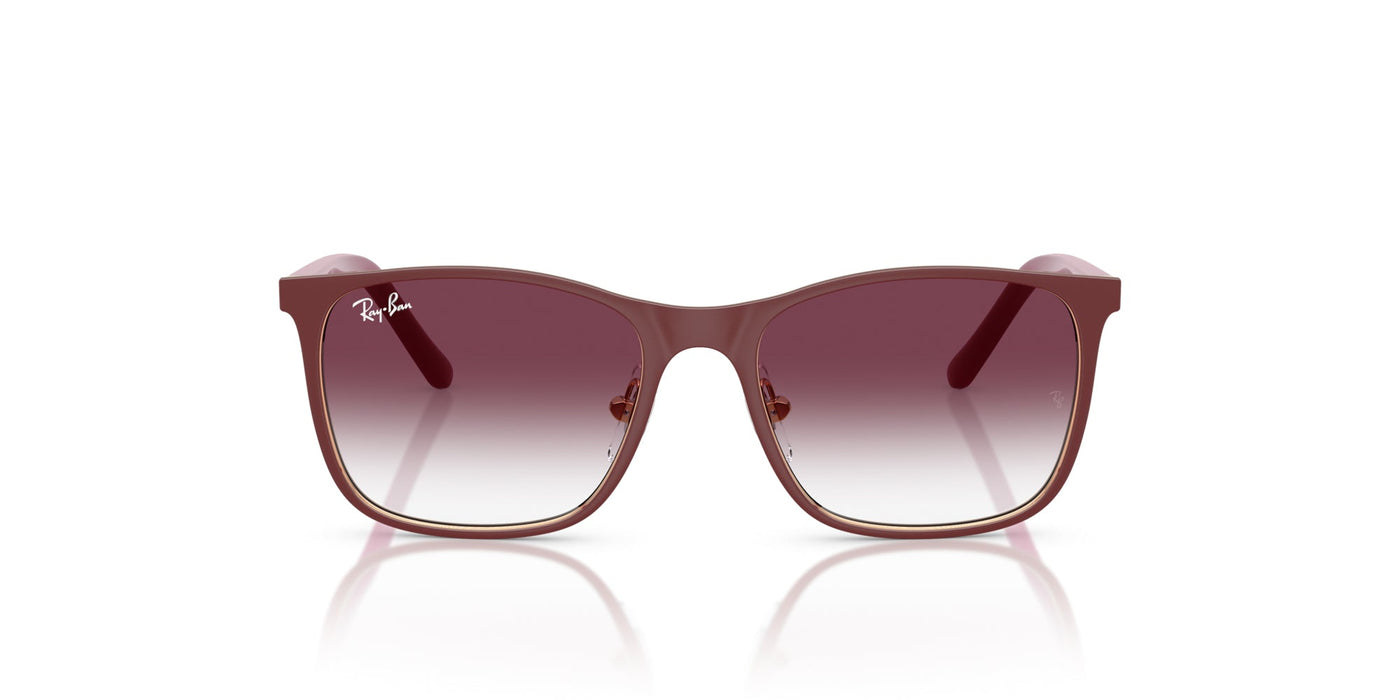 Ray-Ban Kids 0RJ9551S Bordeaux On Rose Gold/Clear Dark Violet Gradient #colour_bordeaux-on-rose-gold-clear-dark-violet-gradient