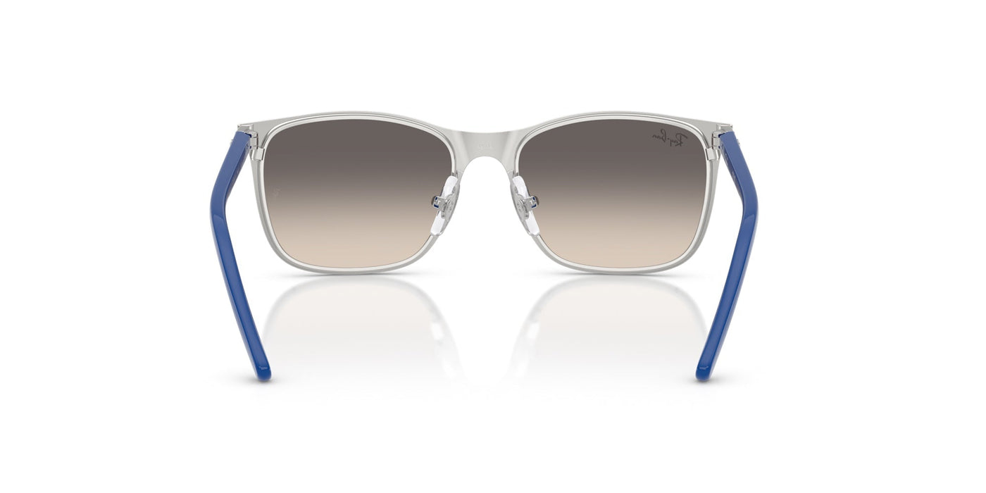 Ray-Ban Kids 0RJ9551S Blue On Silver/Grey Gradient #colour_blue-on-silver-grey-gradient