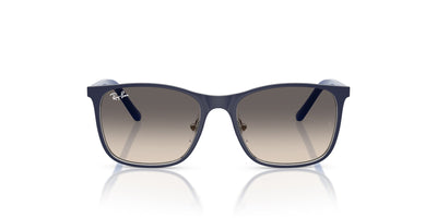 Ray-Ban Kids 0RJ9551S Blue On Silver/Grey Gradient #colour_blue-on-silver-grey-gradient