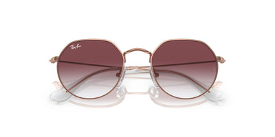 Ray-Ban Junior Jack RJ9565S Rose Gold/Dark Violet Gradient #colour_rose-gold-dark-violet-gradient