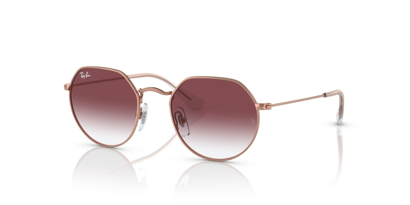 Ray-Ban Junior Jack RJ9565S Rose Gold/Dark Violet Gradient #colour_rose-gold-dark-violet-gradient