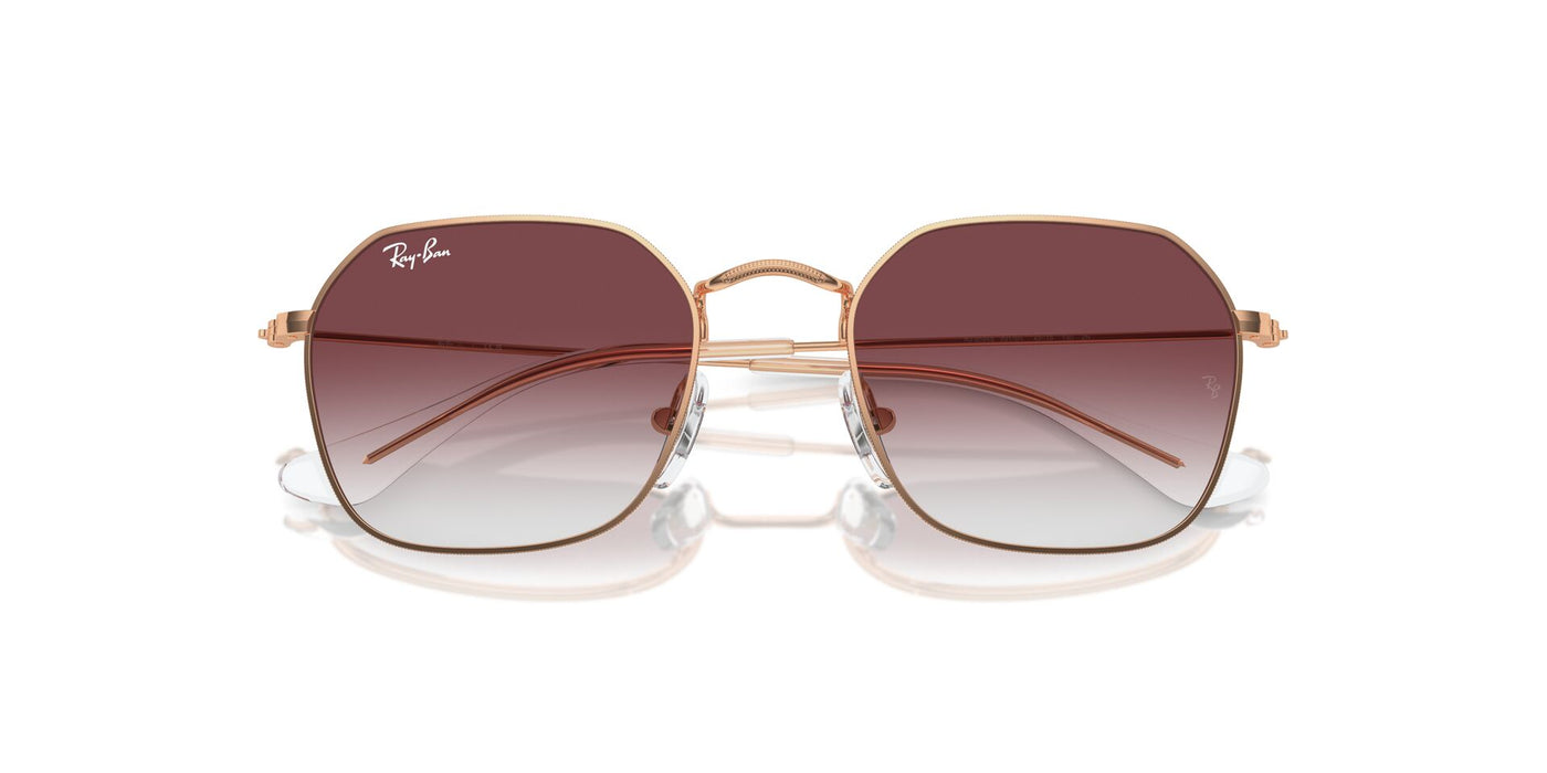 Ray-Ban Junior RJ9594S Rose Gold/Clear-Dark Violet #colour_rose-gold-clear-dark-violet