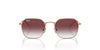 Ray-Ban Junior RJ9594S Rose Gold/Clear-Dark Violet #colour_rose-gold-clear-dark-violet