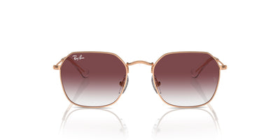 Ray-Ban Junior RJ9594S Rose Gold/Clear-Dark Violet #colour_rose-gold-clear-dark-violet