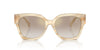 Ralph Lauren The Overszed Ricky RL8221 Oystershell Cream/Brown Gold Gradient Mirror #colour_oystershell-cream-brown-gold-gradient-mirror