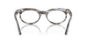Ray-Ban Wayfarer Oval RB2242V Striped Transparent Blue #colour_striped-transparent-blue