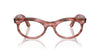 Ray-Ban Wayfarer Oval RB2242V Striped Transparent Pink #colour_striped-transparent-pink