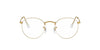 Ray-Ban RB3447V White On Legend Gold #colour_white-on-legend-gold