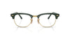 Ray-Ban Clubmaster RB5154 Green On Gold #colour_green-on-gold