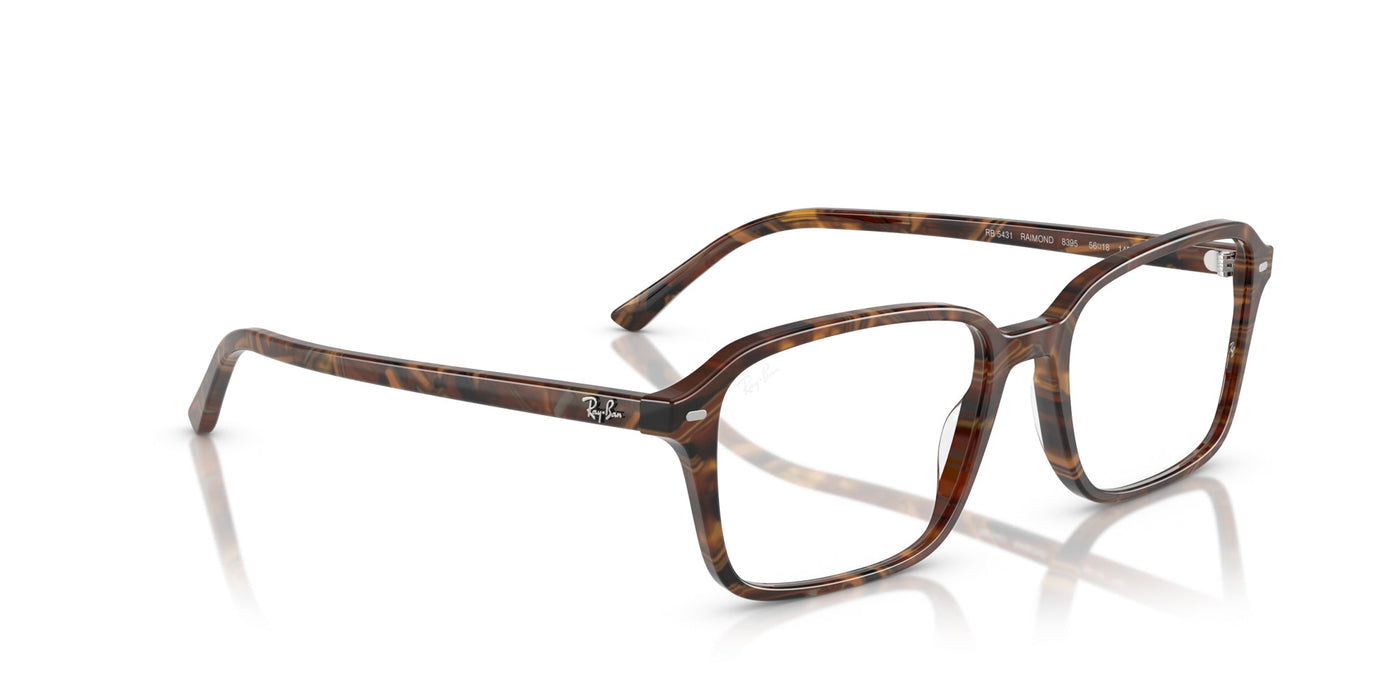 Ray-Ban Raimond RB5431 Transparent Fantasy Brown-Yellow #colour_transparent-fantasy-brown-yellow